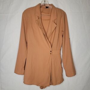 Windsor Women's Tan Blazer‎ Jacket Size Small